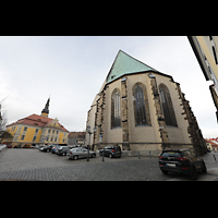 Bautzen, Dom St. Petri, Chor (katholischer Teil des Doms) von auen