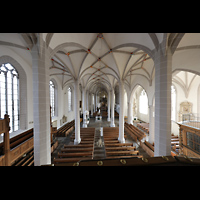 Bautzen, Dom St. Petri, Blick von der Empore der Eule-Orgel in den Dom