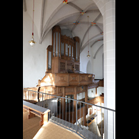 Bautzen, Dom St. Petri, Orgelempore mit Eule-Orgel