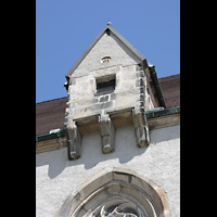Görlitz, Frauenkirche, Ehemaliges Kranhäuschen an der Südseite des Daches