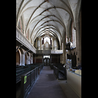 Görlitz, Dreifaltigkeitskirche, Innenraum in Richtung Orgel
