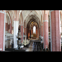 Brandenburg, St. Katharinen, Blick von der Hauptorgelempore in die Kirche