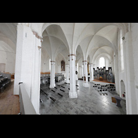 Rostock, St. Nikolai, Blick von der Westempore zur Orgel