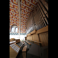 Dsseldorf, St. Antonius, Hauptorgel mit Spieltisch