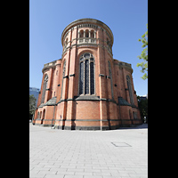 Dsseldorf, Johanneskirche, Chor von auen