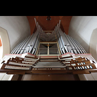 Korschenbroich, St. Andreas, Orgel mit Spieltisch