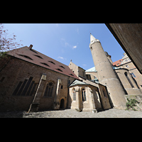 Merseburg, Dom St. Johannes und St. Laurentius, Auenansicht von