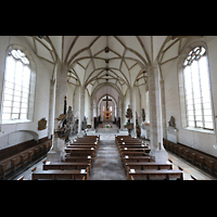 Merseburg, Dom St. Johannes und St. Laurentius, Blick von der Orgelempore in den Dom