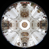 Weingarten, Basilika  St. Martin, Gesamter Innenraum