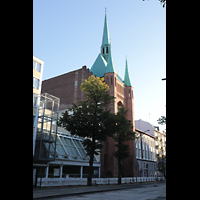 Berlin, St. Elisabeth, Kirche von der Kolonnenstraße aus gesehen