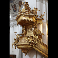 Vergoldete Kanzel Passau, Dom St. Stephan, Vergoldete Kanzel