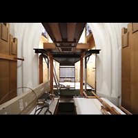 Renovierungs- und Umbauarbeiten in der Chororgel Passau, Dom St. Stephan, Renovierungs- und Umbauarbeiten in der Chororgel