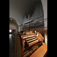 Berlin, St. Marien (Maria, Hilfe der Christen9, Spieltisch mit Orgel