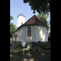 Berlin, Dorfkirche Heiligensee, Außenansicht von Osten