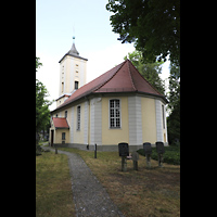 Berlin, Dorfkirche Heiligensee, Auenansicht von Sdosten