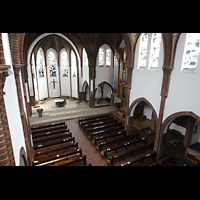 Berlin, St. Marien, Blick von der Empore in die Kirche