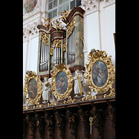 Waldsassen, Stiftsbasilika, Chororgel Epistelseite