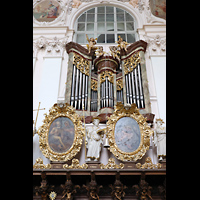 Waldsassen, Stiftsbasilika, Chororgel Epistelseite