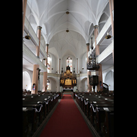 Hof, St. Michaelis, Innenraum in Richtung Chor