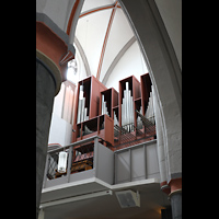 Mönchengladbach, Citykirche, Orgelempore seitlich von unten