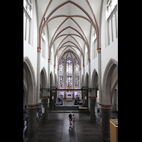 Mönchengladbach, Citykirche, Innenraum in Richtung Chor