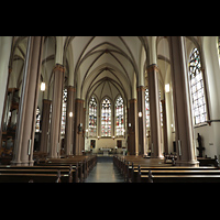 Willich, St. Johannes Baptist, Innenraum in Richtung Chor