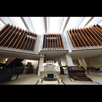 Berlin, Musikinstrumenten-Museum, Wurlitzer-Orgel mit Spieltisch