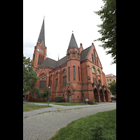 Berlin, American Church in Berlin (ehem. Lutherkirche am Dennewitzplatz), Außenansicht von Südwesten