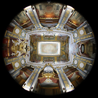 Berlin, Schloss Charlottenburg, Eosander-Kapelle, Gesamter Innenraum