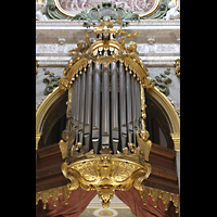Berlin, Schloss Charlottenburg, Eosander-Kapelle, Orgel (Rückpositiv-Prospekt)