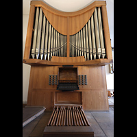 Berlin, Schloss Charlottenburg, Eosander-Kapelle, Orgel mit Spieltisch
