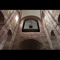 Speyer, Kaiser- und Mariendom, Domrckwand mit Hauptorgel