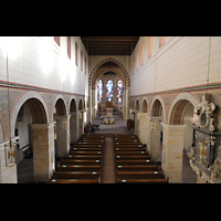 Helmstedt, Klosterkirche St. Marienberg, Blick von der Orgelempore in die Kirche