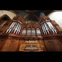 Helmstedt, Klosterkirche St. Marienberg, Emporenorgel mit Spieltisch