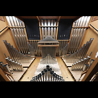 Barcelona, Oratori Sant Felip Neri (Montserrat-Torrent-Orgel), Pfeifen im Hauptwerk (noch im Bau)