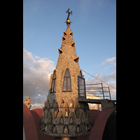 Barcelona, Palau Güell (Gaudi), Spitze der Kuppel (