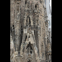 Barcelona, La Sagrada Familia, Portikus des Glaubens, Maria gewidmet