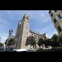 Magdeburg, Kathedrale St. Sebastian, Ansicht von der Frabnz-Josef-Metzger-Strae