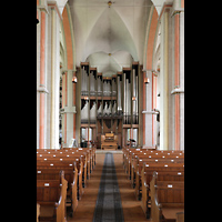 Braunschweig, St. Katharinen, Innenraum in Richtung Orgel