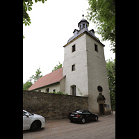 Harbke, St. Levin, Außenansicht mit Turm