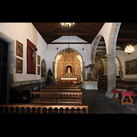 Adeje (Teneriffa), Santa rsula, Innenraum, linkes Seitenschiff