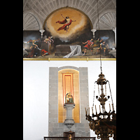 Las Palmas (Gran Canaria), Catedral de Santa Ana, Figuren und Gemlde in der Apsis