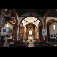 Santa Cruz de Tenerife (Teneriffa), Nuestra Seora de la Concepcin, Innenraum in Richtung Chor
