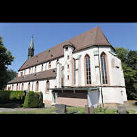 Offenburg, St. Philippus und Jakobus (Weingartenkirche), Ansicht von Sdwesten