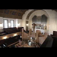 Worms, Lutherkirche, Blick von der Frstenloge zur Orgel