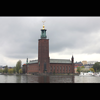 Stockholm, Stadshus (City Hall), Ansicht von Sdosten