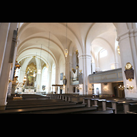 Stockholm, Maria Magdalena kyrka, Chorraum mit Sdemporenorgel