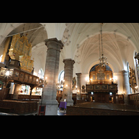Stockholm, Deutsche St. Gertruds-Kirche, Dben-Orgel und Juno-Orgel