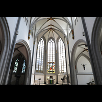 Kln (Cologne), Antoniter Citykirche (ev.), Innenraum in richtung Chor