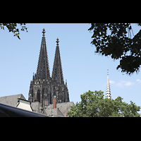 Köln (Cologne), Dom St. Peter und Maria, Turmspitzen